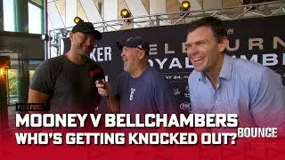 'What round are you going to knock Moons out in': Cam Mooney v Tom Bellchambers I Bounce I Fox Footy