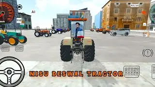 Indian Desi Simulator 3D | Desi Tractor Driving in City | Tractor Game 2025