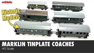 M&auml;rklin's Tinplate Legacy - Vintage model railway coaches (Marklin)