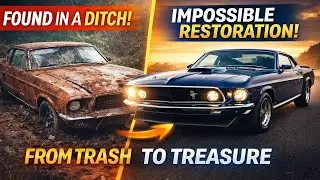 We Found a 1969 Ford Mustang GT Rusting in a Ditch for Years… Then We Brought It Back to Life!