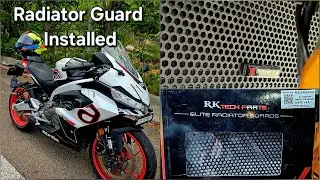 Installed RK Tech Aluminium Radiator Guard on RS 457 &ndash; Is It Worth It?