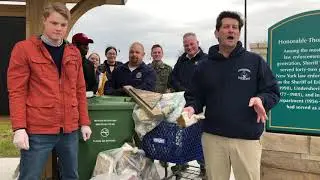 Cleaning up Sheriff Thomas Higgins Park - Make Every Day Earth Day