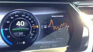 Tesla Model S motor induction sound through AM radio