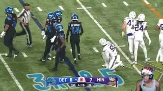 BabyMuney Reacts To Detroit Lions vs Minnesota Vikings Christmas Day Highlights 2025 Season Week 17