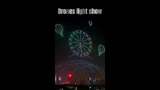 1,000 drones stage spectacular light show in China's Tianjin