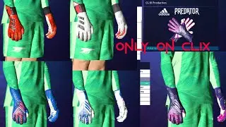 Only on CLIX new Gloves Model for Pes 2018 ps3