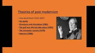 Post modernism, literary movement for BS STUDENT