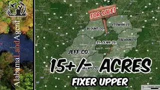 Destressed #fixerupper Home - 15 #acres  Alabama Land For Sale