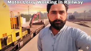  Beautiful Yellow Colour Motor Lorry How it Work in Railway #vlog #trainlovers #railway #inventions 