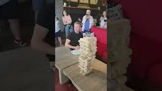 Epic Byrne and Kelly Jenga match. Lake Placid Retreat 2022