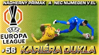 N&aacute;dhern&yacute; Př&iacute;m&aacute;k a Souboj s Nijmegenem v EL #56 | Dukla Praha Kari&eacute;ra PES CZ Let's Play