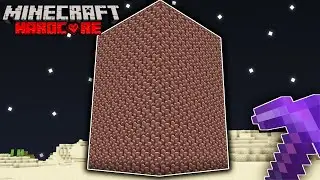 J'ai MIN&Eacute; de la NETHERITE en ILLIMIT&Eacute; sur Minecraft Hardcore !