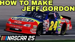 (Как вернуться к NASCAR) NASCAR 25 Paint Booth Джефф Гордон