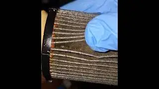 How does an oil filter looks with short oil change intervals? ( bonus PEA and explanation )