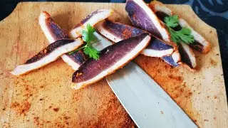 Pastramă din piept de rață