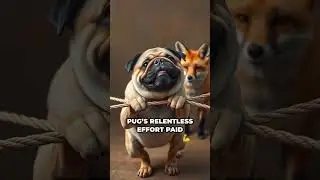 The Brave Rescue #pug #shorts #rescue #cute  #cuteanimals #animals