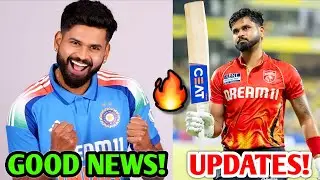 GOOD NEWS! BIG Updates on Shreyas Iyer 🔥| India Cricket News Facts 2025 |