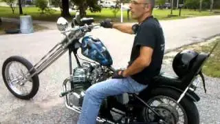 Tony on the chopper