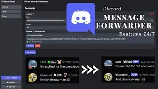 2026 - Mirror Discord Messages from One Server/Channel to Another (Without Admin Privileges) 24/7 🔥🔥