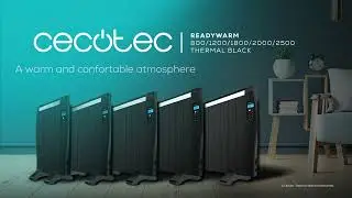 Thermal emitters ReadyWarm 800 / 1200 / 2000 / 2500 Thermal Black