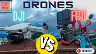 Dji Drone VS FPV Drone In Hindi Dji Drones in INDIA #Versus