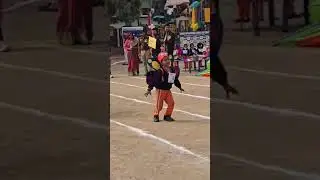 Butterfly race for UKG kids valley sports day