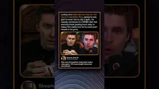 Ludwig once streamed non-stop for 102 hours to beat Elden Ring, saying he was glad he never had to