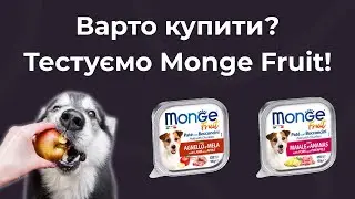 👀 Огляд вологого корму MONGE FRUIT | м’ясо + фрукти! 🤔