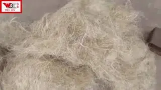 Short fiber rope making machine integrated rope machine palm coconut fiber