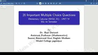 20 Most Important Integration Questions | Elementary, Transcendental, Reduction & Definite Integrals