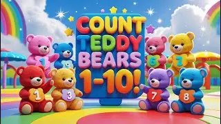 🧸 Teddy Bear Counting Song &ndash; Learn Numbers 1 to 10! 🎵#nurseryrhyme #kidssongs #toddlersongs