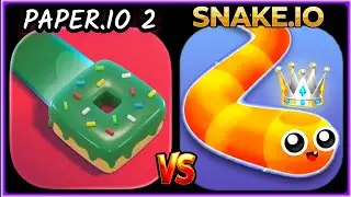 Paper.io 2 Vs Snake.Io Game Comparison!