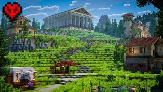 I Built The ROMAN EMPIRE In Hardcore Minecraft