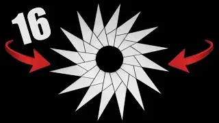 DAY 1 - HOW TO MAKE A 16-POINTED NINJA STAR FROM PAPER ? (Shuriken) - EASY ORİGAMİ !