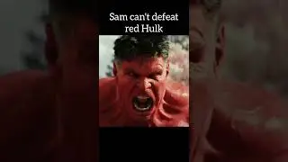 Sam will be defeated by red hulk 💀 |#shorts #redhulk #captainamerica4