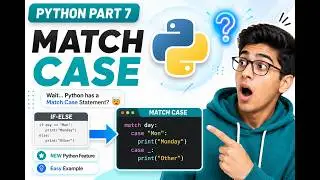 Python Match Case Tutorial with Examples | Python Tutorial for Beginners Part 7