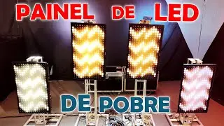 CENÁRIO DE SHOW BARATO! PAINEL LED DE POBRE!