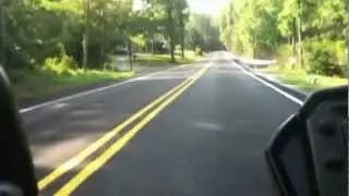 Carving Gold Mine Road on my Honda 599