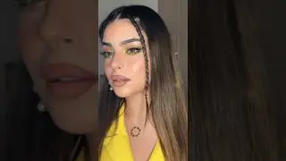 Yellow Eyeshade Mehndi look with Yellow Dress