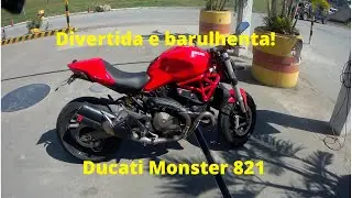 O verdadeiro som da Ducati Monster 821