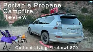 Portable Propane Campfire for Camping - Outland Firebowl 870 Review