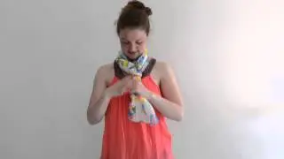 Scarf Room - How to Tie A Scarf: The Loop & Tuck