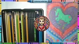 Morning Coffee, Coloring & Uplifting Christian Country ☀️🎶 Unicorn Heart Completed