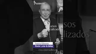Francisco Colmenero, actor de doblaje te da este consejo. Diplomado De Doblaje. www.voicemasters.org