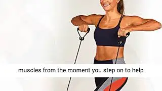 Powerfit Elite Vibration Plate Exercise Machine with Loop Resistance Bands   Whole Body