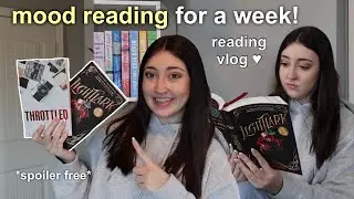 mood reading for a week 📚 spoiler free reading vlog