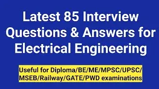 electrical interview questions and answers |interview questions for diploma electrical |#electrical