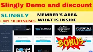 SLINGLY DEMO | SLINGLY DISCOUNT | SLINGLY MY 10 BONUSES | SLINGLY REVIEW 2020