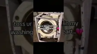 😔 poor washing machine.                 #meme #yay #bruh #song #sad #washing machine #funny #shoes