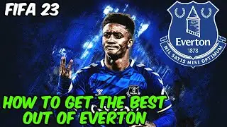 FIFA 23 - BEST EVERTON Formation, Tactics and Instructions